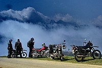 MOTORBIKE CRUISING ALONG THE HO CHI MINH TRAIL